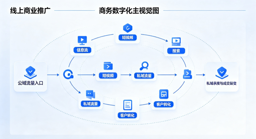 惠来县线上商业推广怎么做？全域流量闭环搭建与低成本转化实战指南